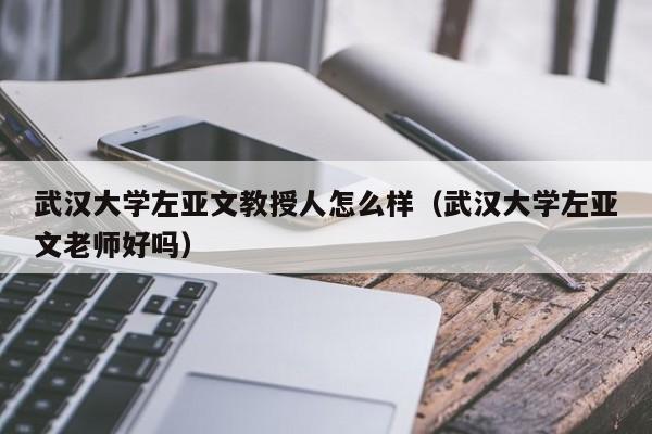 武汉大学左亚文教授人怎么样（武汉大学左亚文老师好吗）